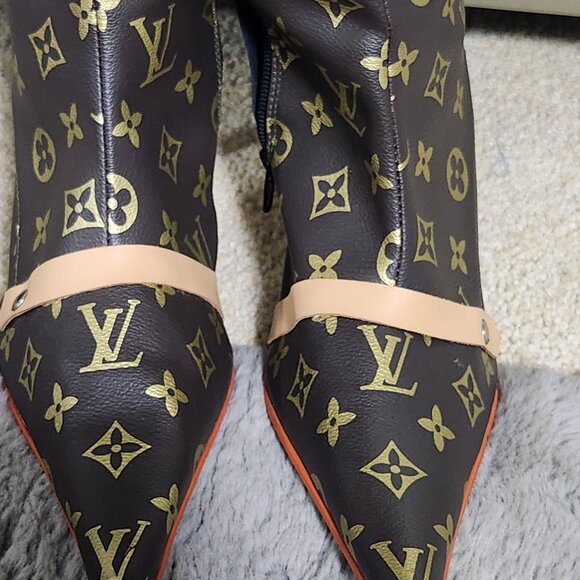 Louis Vuitton 3.5” Mid-High Boots Size 38 - Picture 2 of 11